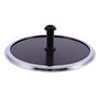 Uinfhyknd 1 tête de toit en plastique de forme ronde de 25 cm pour salle de douche, accessoires de cabine