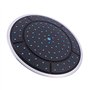 Uinfhyknd 1 tête de toit en plastique de forme ronde de 25 cm pour salle de douche, accessoires de cabine