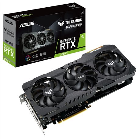 ASUS TUF GAMING NVIDIA GeForce RTX 3060 Ti V2 OC Edition – Carte Graphique Gaming (PCIe 4.0