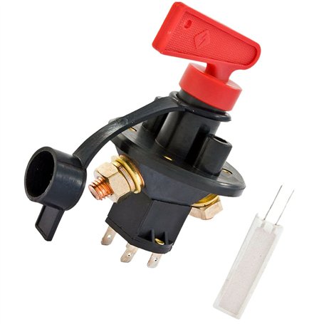 Creely Isolateur de Batterie Accessoires de Course Isolateur de Batterie Principal Coupe-Circuit/Interrupteur Coupe-Circuit FIA