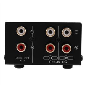 OOLONG Sélecteur de signal de source audio 2 en 1 sortie ou 1 en 2 sorties