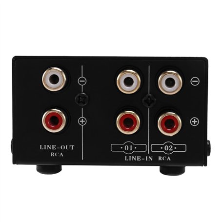 OOLONG Sélecteur de signal de source audio 2 en 1 sortie ou 1 en 2 sorties