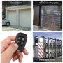 10 Pièces Télécommande Sans Copie 433 MHz Ouvre-Porte de Garage Électrique Télécommande Duplicateur de Code de Clonage Contrôleu