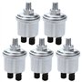 SAROAD Lot de 5 sondes de pression d' universelles 0 à 10 bar 1/8 NPT Partie 10 mm Équipage Prise Alarme Pression Sonde d' Conne