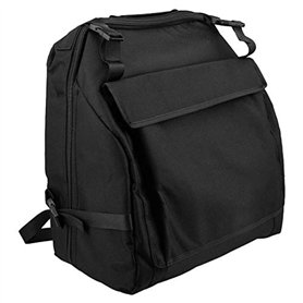 Housse de rangement en tissu Oxford noir pour accordéon 48