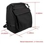 Housse de rangement en tissu Oxford noir pour accordéon 48