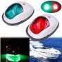 Feu de navigation marine à LED Beausoleil Lumières latérales de signalisation de bateau Blanc