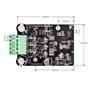 Iyalezirk 2X DC 6-80V BLDC Contrôleur Moteur Brushless DC Triphasé PWM Carte Pilote Contrôle Moteur Hall Haute Puissance 1600W 2