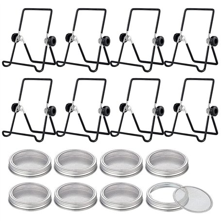 CALIBAN Le Kit de 8 Pots de Germination Comprend des Couvercles de Germination et des Supports de Germination.