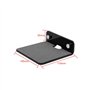 Nettoppo Support Mural Multifonctionnel pour Haut-Parleur Portable, Étagère Murale pour Webcam, Cellulaire, Routeur, Haut-Parleu