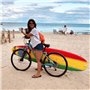 FYOBOT Surf Rack Planche de Surf Wakeboard Rack sur Tige de Selle Utilitaire Planche de Surf Support LatéRal Kit D'éQuitation