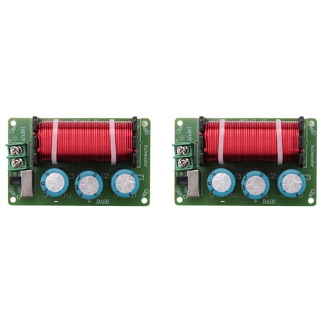 biyan Lot de 2 filtres croisés pour caisson de basses