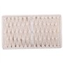 Yheonver Housse de boîte à mouchoirs rectangulaire bohème avec boucle à perles en macramé - Décoration d'intérieur