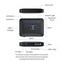 Vocdikficy Récepteur Audio Bluetooth 5.4 Émetteur USB U-Disk TF Card Play 3,5 mm AUX Stéréo Musique Adaptateur sans avec Micro
