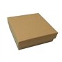 Zerthaus 16 boîtes à bijoux en carton kraft 9 x 9 x 3 cm
