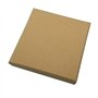 Zerthaus 16 boîtes à bijoux en carton kraft 9 x 9 x 3 cm