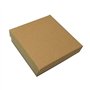 Zerthaus 16 boîtes à bijoux en carton kraft 9 x 9 x 3 cm