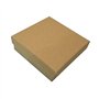 Zerthaus 16 boîtes à bijoux en carton kraft 9 x 9 x 3 cm