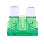 Lullaxy Vehicule Voiture 30A 30Amp Corps Vert Dents Lame Fusible 30pcs