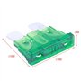 Lullaxy Vehicule Voiture 30A 30Amp Corps Vert Dents Lame Fusible 30pcs