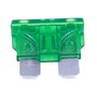 Lullaxy Vehicule Voiture 30A 30Amp Corps Vert Dents Lame Fusible 30pcs