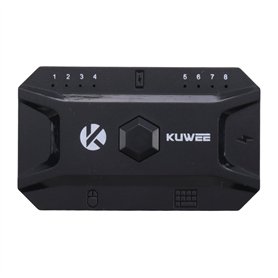 KIKAPA Convertisseur Bluetooth Hub USB 5.0 et Souris Filaire vers Adaptateur Hub Prenant en Charge 8 Appareils pour Tablette