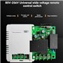Feriany Interrupteur de télécommande universel 433 MHz AC220 V module relais et émetteur 1000 m pour lumière/moteur