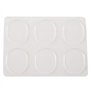 JNJOOD Lot de 6 tampons en gel pour caisse - Clair - Accessoire pour instrument à percussion - Transparent