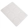 JNJOOD Lot de 6 tampons en gel pour caisse - Clair - Accessoire pour instrument à percussion - Transparent