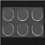 JNJOOD Lot de 6 tampons en gel pour caisse - Clair - Accessoire pour instrument à percussion - Transparent