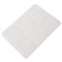 JNJOOD Lot de 6 tampons en gel pour caisse - Clair - Accessoire pour instrument à percussion - Transparent