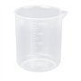 YIZAN 500ml Becher Gradue en Plastique Transparent