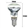 Potadak Lampe à Lave de Remplacement E14 R39 30W Projecteur à Visser Ampoule RéFlecteur Clair Spot Ampoules Lave à Incandescence