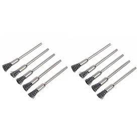 Lot de 10 embouts de brosse métallique pour perceuses