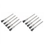 Lot de 10 embouts de brosse métallique pour perceuses