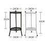 KOKSII Support de Plante en MéTal éLéGant à Couches éTagèRe Porte-Plante en Pot Support de Pot de Plante Moderne pour DéCor Inté