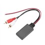 Mengmen Adaptateur de musique universel sans fil Bluetooth pour voiture - Câble audio auxiliaire
