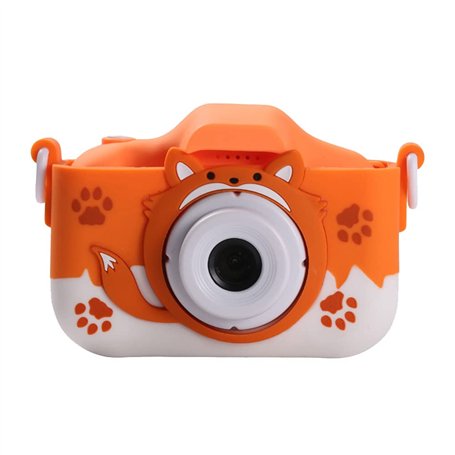 HDYS CaméRa HD pour Enfants Appareil Photo NuméRique CaméRa VidéO avec Carte SD 32 Go pour Enfants Cadeaux Orange