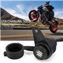 Potadak Double USB Chargeur Prise Adaptateur pour MT09 2017-2021 MT-09 SP XSR900 Traceur 900 MT07 XSR700