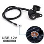 Potadak Double USB Chargeur Prise Adaptateur pour MT09 2017-2021 MT-09 SP XSR900 Traceur 900 MT07 XSR700