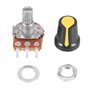5 pièces 100 K Ohm 3 terminaux audio rotatif linéaire type B Potentiomètre Pot