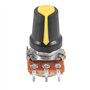 5 pièces 100 K Ohm 3 terminaux audio rotatif linéaire type B Potentiomètre Pot