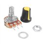 5 pièces 100 K Ohm 3 terminaux audio rotatif linéaire type B Potentiomètre Pot