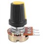 5 pièces 100 K Ohm 3 terminaux audio rotatif linéaire type B Potentiomètre Pot