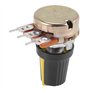 5 pièces 100 K Ohm 3 terminaux audio rotatif linéaire type B Potentiomètre Pot