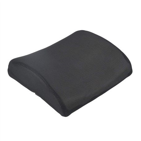 Knoruley Memory Foam Seat Soutien Lombaire Retour Coussin Oreiller Bureau pour de Voiture Noire