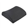 Knoruley Memory Foam Seat Soutien Lombaire Retour Coussin Oreiller Bureau pour de Voiture Noire