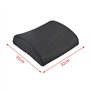 Knoruley Memory Foam Seat Soutien Lombaire Retour Coussin Oreiller Bureau pour de Voiture Noire