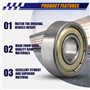 Cpolebev 10 x 26 x 8mm 6000Z/6000ZZ Roulement a billes a gorge profonde