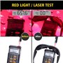 Sirxlevcy Lunettes de Luminothérapie Rouge, Lunettes de Sécurité IPL 200-2000 Nm, Protection des Yeux pour la Luminothérapie Rou